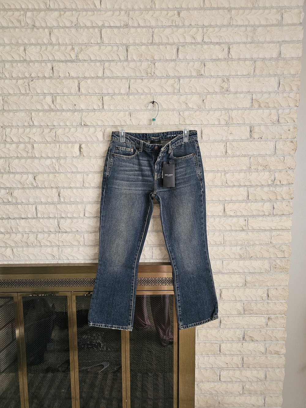 Saint Laurent Dark Blue Flare Jeans